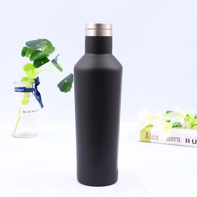 Stainless Steel Water Bottle Double Wall Sweatproof Vacuum Insulated Beer Storage Wine Tumbler Mug Glass Growler