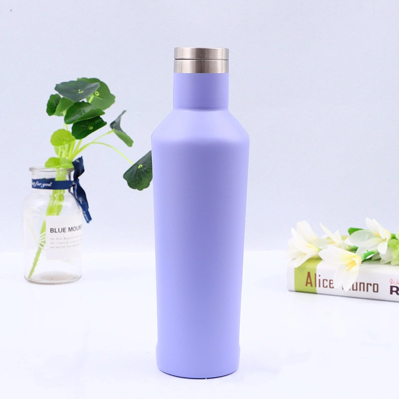 Stainless Steel Water Bottle Double Wall Sweatproof Vacuum Insulated Beer Storage Wine Tumbler Mug Glass Growler